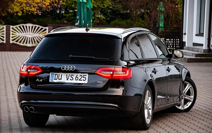 Audi A4 cena 44900 przebieg: 260000, rok produkcji 2014 z Głogów małe 704